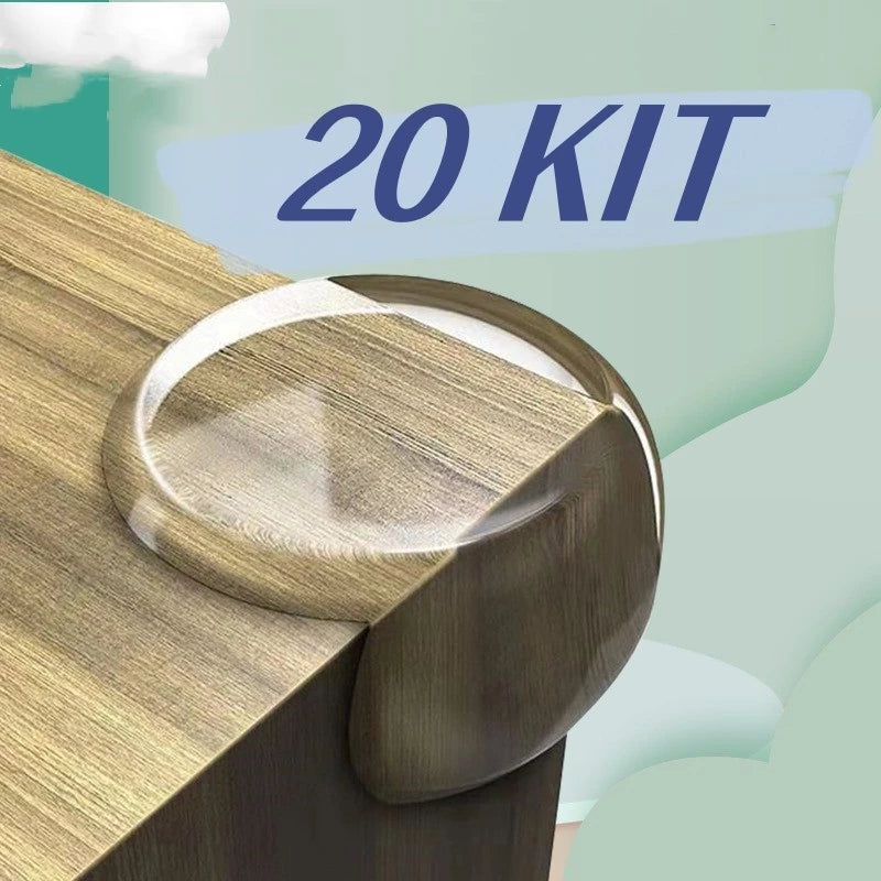 kit Protetores De Quina Silicone Redondo Proteção Para Crianças Promoção(SOMENTE ESSA SEMANA)