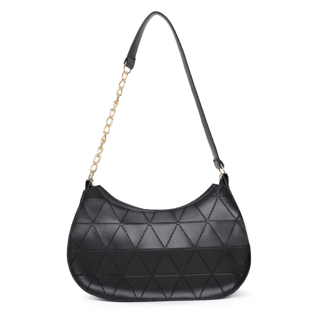 Bolsa Baguete Feminina Corrente Minimalista Tiracolo De Ombro Transversal Lançamento