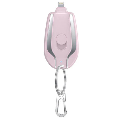 Carregador Portátil Chaveiro Para Android Tipoc iPhone Lightning