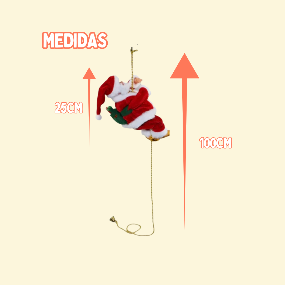 Papai Noel Escalador – Brinquedo de Natal Musical