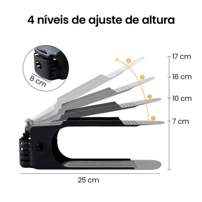 Kit Organizador de sapatos Max (COMPRE10 LEVE 20 UNIDADES)