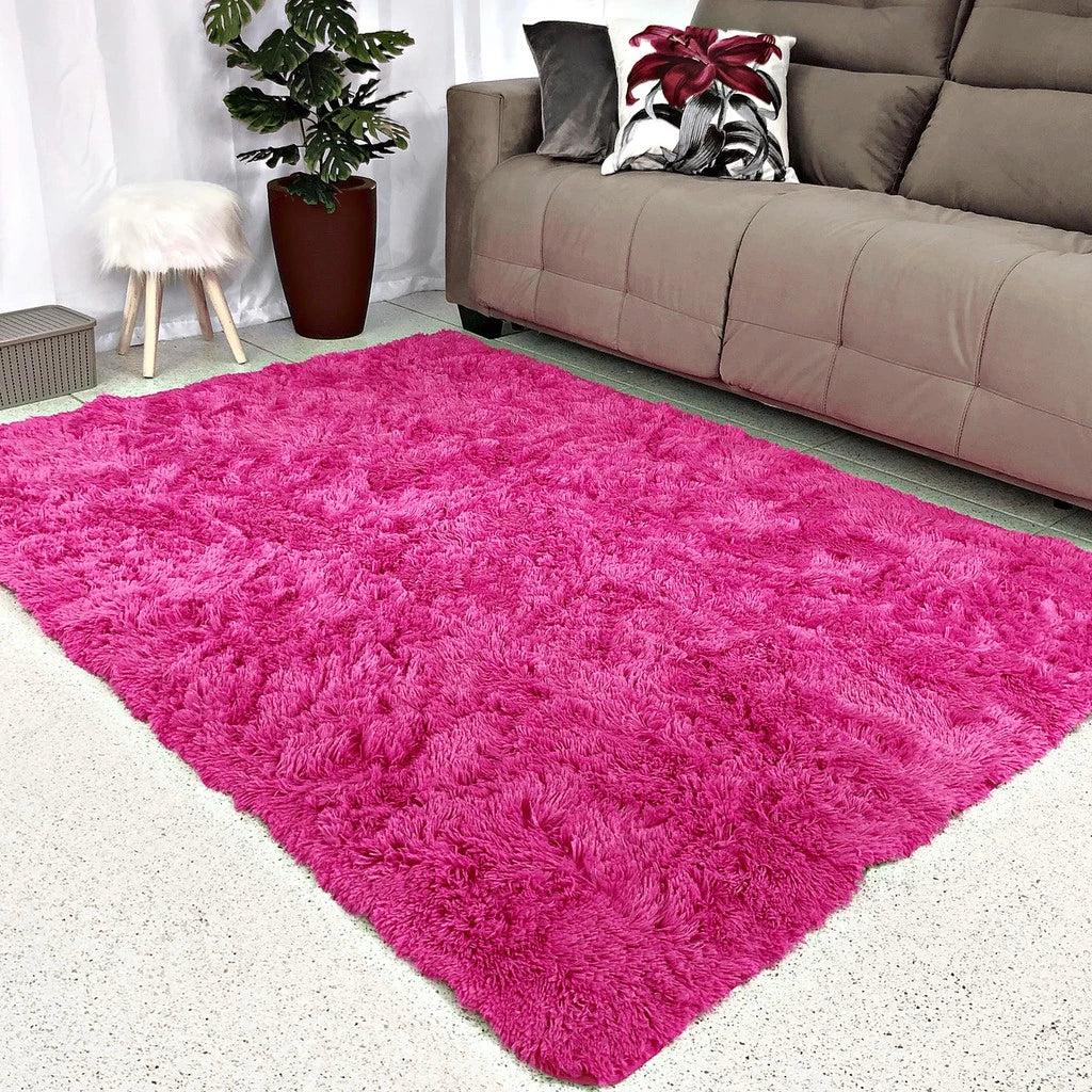 Tapete Sala 1,00 X 1,50 Peludo Macio