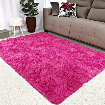 Tapete Sala 1,00 X 1,50 Peludo Macio