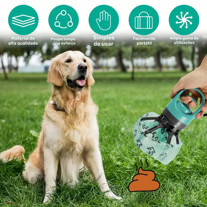 Pá Higiênica Cata Caca com Garras para Pets – Coleta Sem Sujeira e Sem Toque