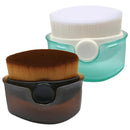 Aplicador de protetor solar, pincel de proteção solar com tampas protetoras, aplicador de loção solar, creme de bronzeamento, pincel de maquiagem, presente para crianças