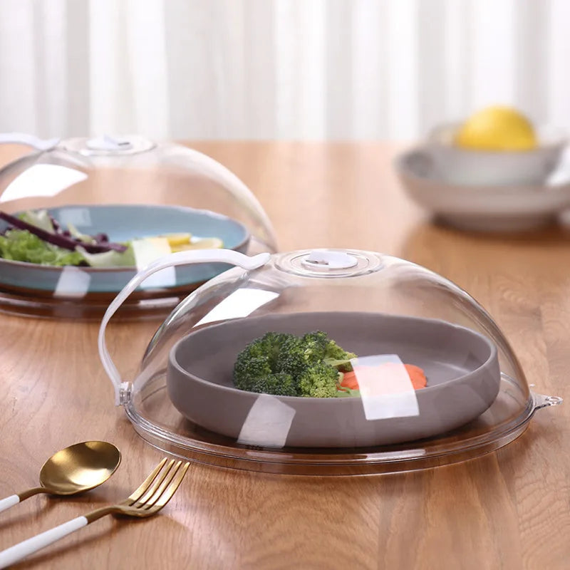 Cobertura à prova de respingos, Resistente a altas temperaturas, Cobertura de Preservação de Aquecimento Alimentar, 1pc