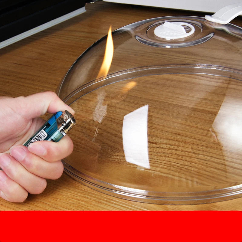Cobertura à prova de respingos, Resistente a altas temperaturas, Cobertura de Preservação de Aquecimento Alimentar, 1pc