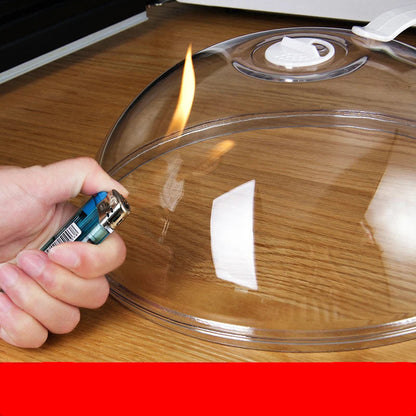 Cobertura à prova de respingos, Resistente a altas temperaturas, Cobertura de Preservação de Aquecimento Alimentar, 1pc