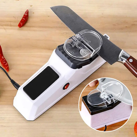 Multifuncional Electric Knife Sharpening Machine, Kitchen Gadget para 5 segundos rápido afiação e polimento