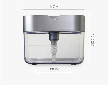 Dispenser para Sabão Liquido Detergente e Porta Esponja 600ml