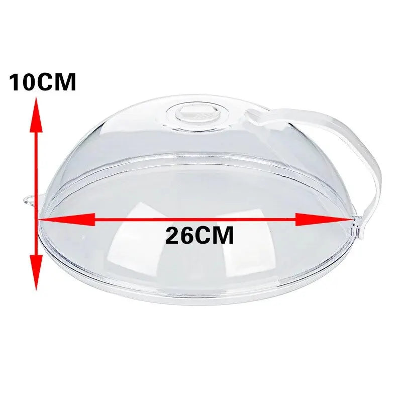 Cobertura à prova de respingos, Resistente a altas temperaturas, Cobertura de Preservação de Aquecimento Alimentar, 1pc