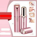 Depilador elétrico em forma de batom portátil para mulheres, aparador indolor de sobrancelha, depilação facial eficaz, barbeador pequeno