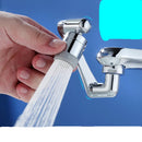 Aço inoxidável universal 1080 ° braço giratório giratório giratório extensão torneira aerador torneira da pia da cozinha extensor 2 modo de fluxo de água.torneira