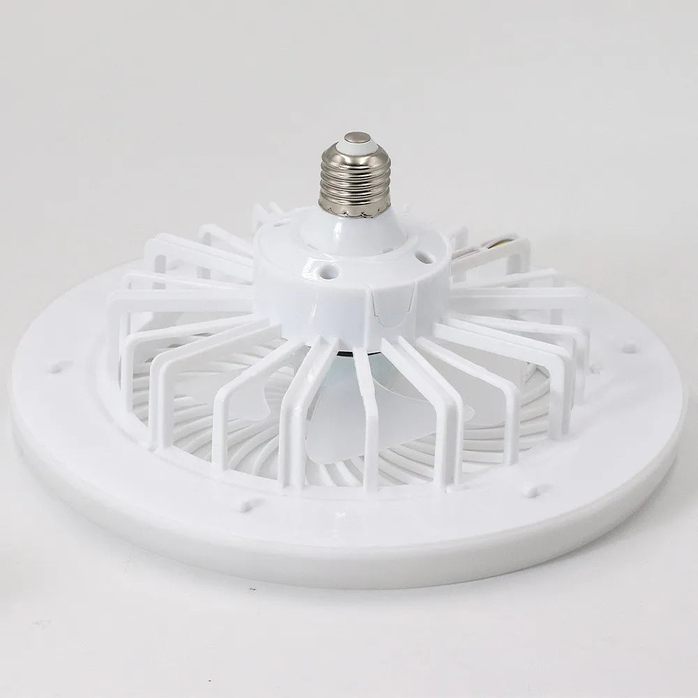 Lâmpada,Ventilador Turbo Led 2 em 1 [UlTRA POTENTE]