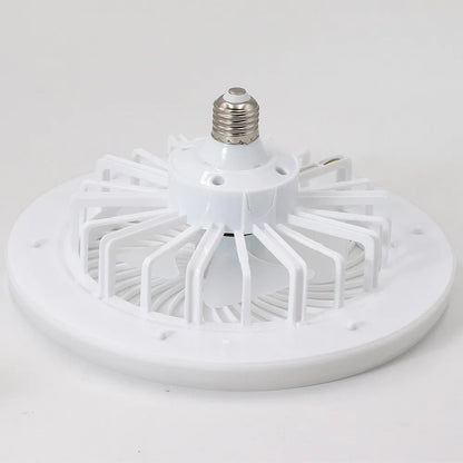 Lâmpada,Ventilador Turbo Led 2 em 1 [UlTRA POTENTE]