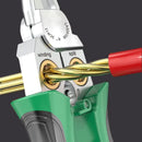 Alicate de aço inoxidável multifuncional, stripper de fio eletricista, Alicate de nariz de agulha, medição elétrica, ferramentas manuais, 8 em 1