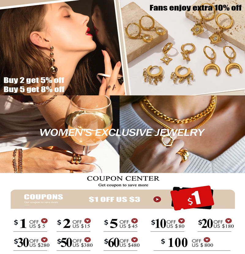 EILIECK-Pulseira de aço inoxidável torcida para mulheres, corrente de pulso banhada a ouro 18k, presente impermeável para joias, braceletes de festa