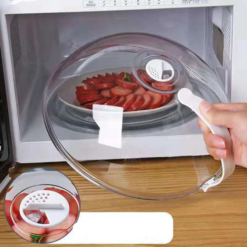 Cobertura à prova de respingos, Resistente a altas temperaturas, Cobertura de Preservação de Aquecimento Alimentar, 1pc