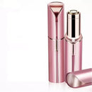 Depilador elétrico em forma de batom portátil para mulheres, aparador indolor de sobrancelha, depilação facial eficaz, barbeador pequeno