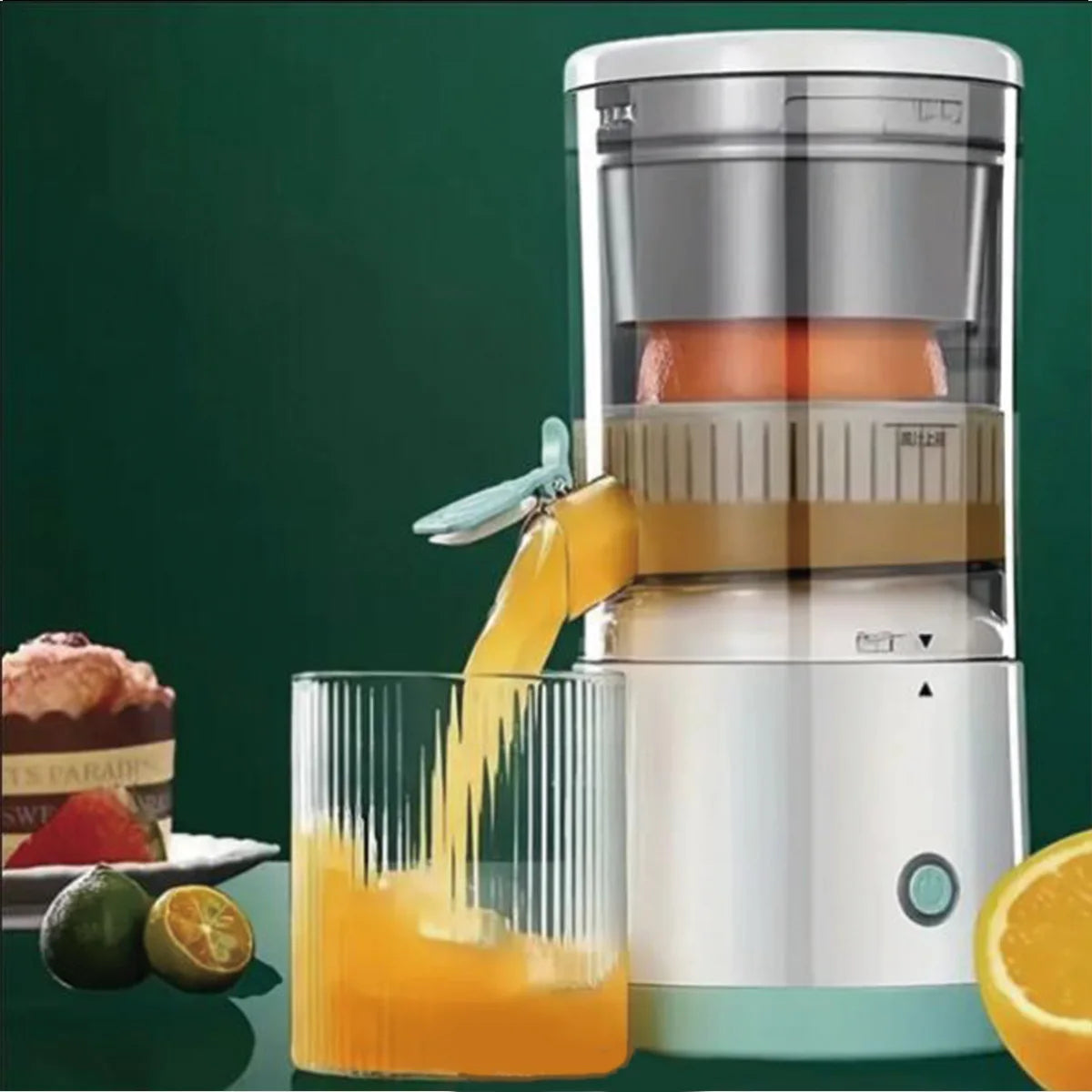 Juicer elétrico com carregamento do usb, juicer do fruto, juicer, fruto, laranja, limão, laranja, juicer, separador, imprensa, mac, 1pc