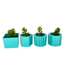 Kit 4 Vasinhos Decoração com Plantinhas