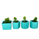 Kit 4 Vasinhos Decoração com Plantinhas