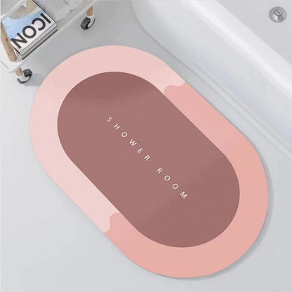 Kit Tapetes  De Secagem Rápida Em Microfibra  Antiderrapante De Banheiro (COMPRE 1 LEVE 2)