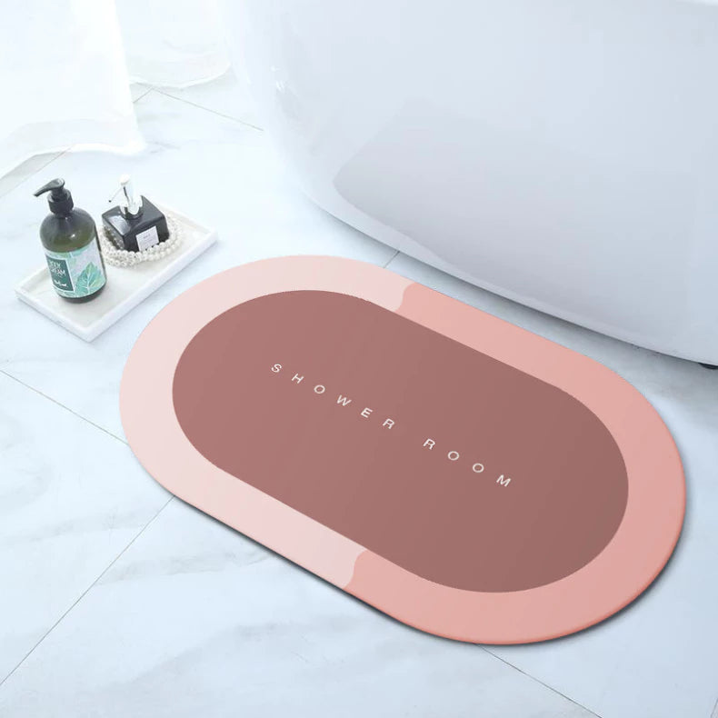 Kit Tapetes  De Secagem Rápida Em Microfibra  Antiderrapante De Banheiro (COMPRE 1 LEVE 2)