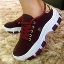 Tênis Novidade 2024 Plataforma NEW FEET Confortável Com Cadarço