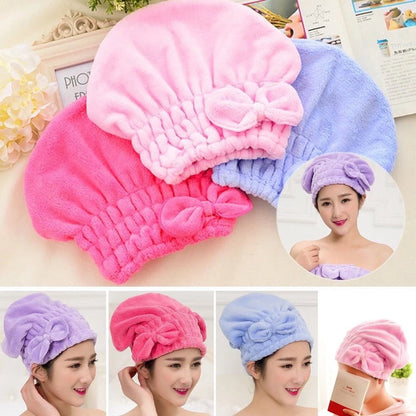 Kit Touca para seca cabelo Mágica Touca de Banho (COMPRE 1 LEVE 3)