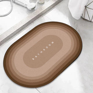 Kit Tapetes  De Secagem Rápida Em Microfibra  Antiderrapante De Banheiro (COMPRE 1 LEVE 2)
