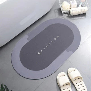 Kit Tapetes  De Secagem Rápida Em Microfibra  Antiderrapante De Banheiro (COMPRE 1 LEVE 2)