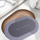 Kit Tapetes  De Secagem Rápida Em Microfibra  Antiderrapante De Banheiro (COMPRE 1 LEVE 2)