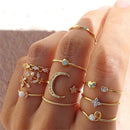 Conjunto 22 Anéis Delicados Vintage