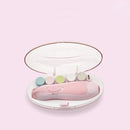 Lixa de Unha Elétrico Aparador Cortador Para Bebê Infantil Com Estojo