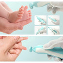 Lixa de Unha Elétrico Aparador Cortador Para Bebê Infantil Com Estojo