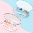 Lixa de Unha Elétrico Aparador Cortador Para Bebê Infantil Com Estojo