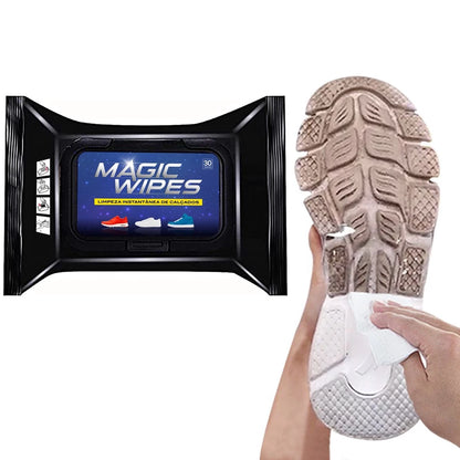 Limpa Tênis Sapato Bolsa Instantaneo Magic Wipes Pratico