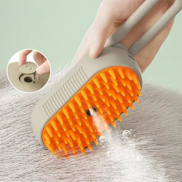 Escova elétrica 3 em 1 para Cães e Gatos - Limpeza rápida e Confortável para seu Pet