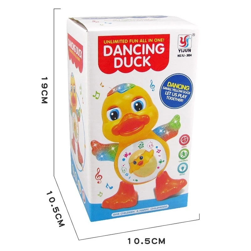 Patinho Que Dança e Balança Com Som Luz Infantil