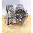 Kits Relógio Masculinos + pulseira + caixa  Á Prova D'água