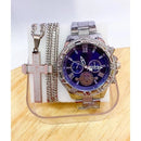 Kits Relógio Masculinos + pulseira + caixa  Á Prova D'água