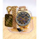 Kits Relógio Masculinos + pulseira + caixa  Á Prova D'água