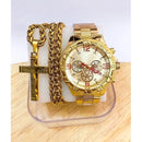 Kits Relógio Masculinos + pulseira + caixa  Á Prova D'água