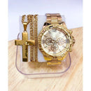 Kits Relógio Masculinos + pulseira + caixa  Á Prova D'água