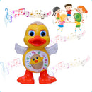 Patinho Que Dança e Balança Com Som Luz Infantil