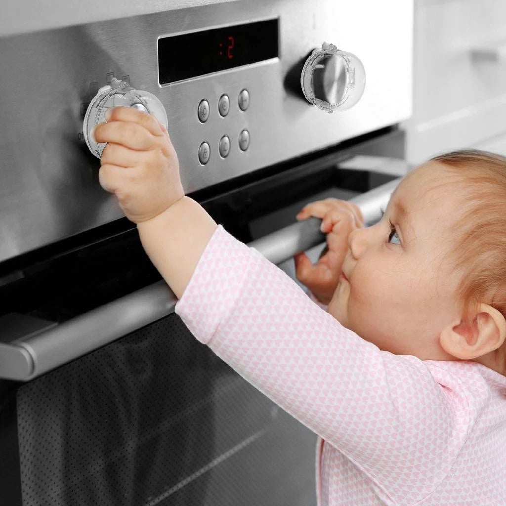 Protetor De Botão Para Fogão Cozinha Tampa Protetora Trava Infantil Criança Proteção Forno Gás