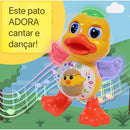 Patinho Que Dança e Balança Com Som Luz Infantil