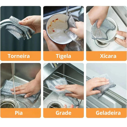 Toalhas de aço inoxidável - Kit Promocionais