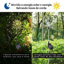 Decoração Solar para Jardim Luminária Fibra OTICA PROVA D'ÁGUA